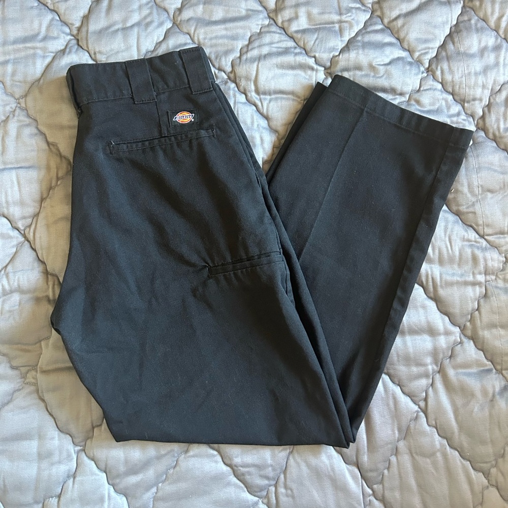 Dickies Men's Black Pants Flex Active Waist Regular Fit